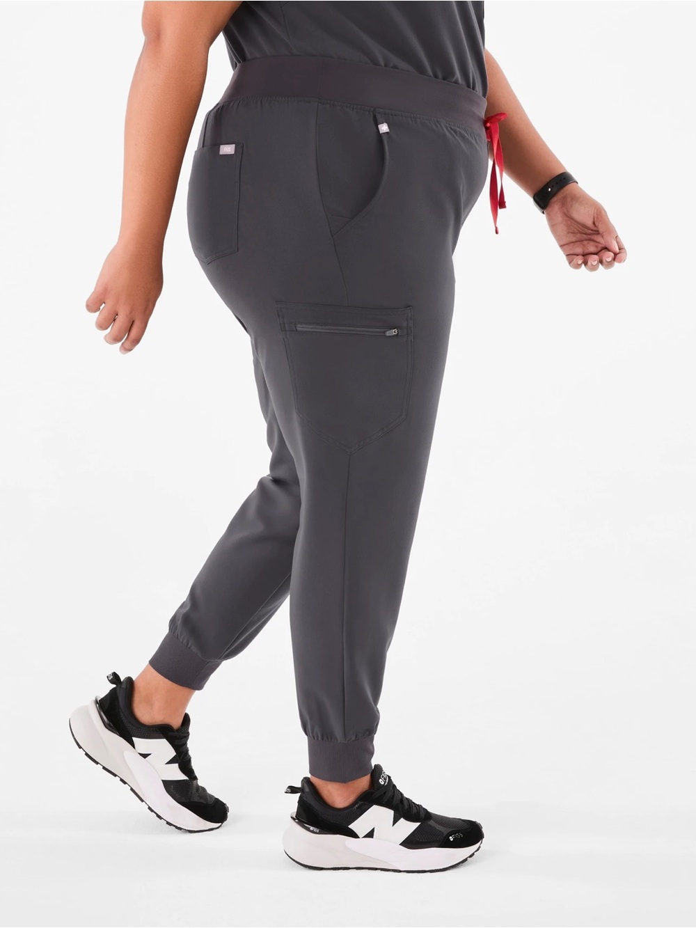 FIGS | High Waisted Zamora Jogger Scrub Pants | Charcoal Grey | Size 3XL/P - Picture 2 of 6